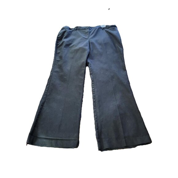 New York & Company Dress Trouser Pants Stretch Button Zip Black Size 14 Average - Picture 3 of 15